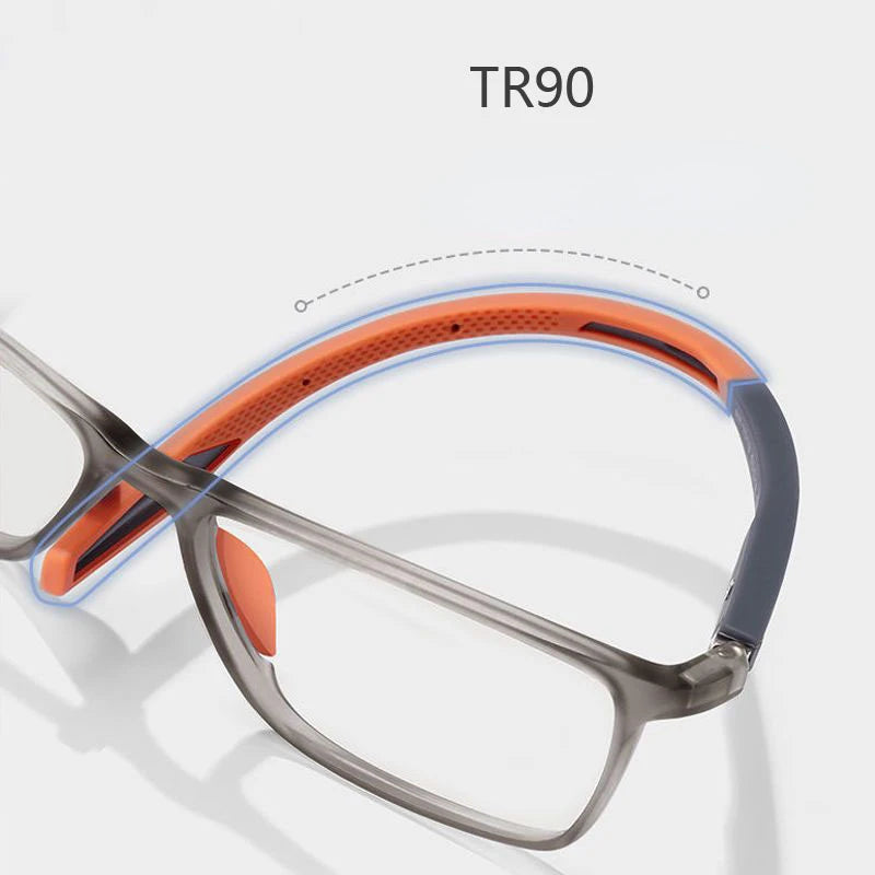 Anti-blue Light Leesbril – Ultralichte TR90 Bril voor Presbyopie, Unisex Optische Bril met Dioptrieën tot +4.0