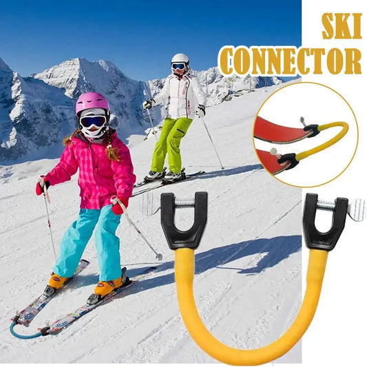 Skispitzenverbinder für Anfänger – Skikeilhilfe für Kinder und Erwachsene – Geschwindigkeitskontrolle und Stabilität