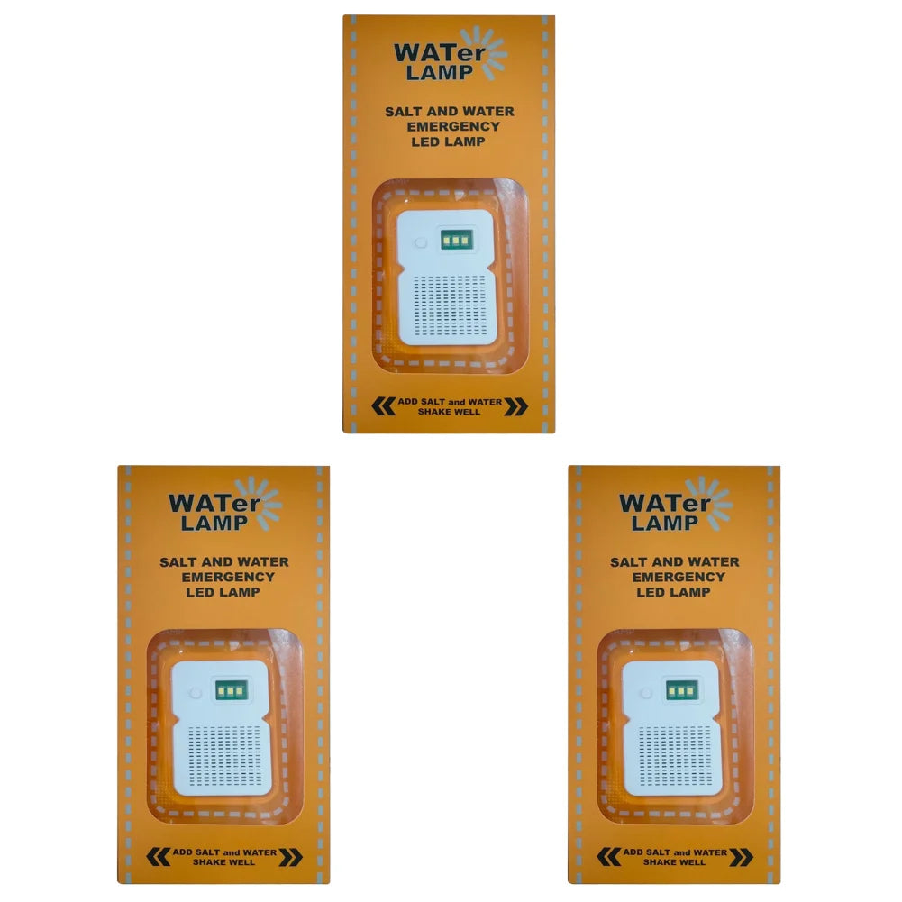 Salt Water Emergency Lamp – Draagbare, Herbruikbare LED Campinglamp voor Outdoor, Vissen en Picknicks