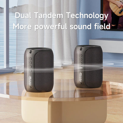 Powerful Bluetooth Speaker – Wireless Bass Subwoofer met LED Licht, Waterproof, 12W Output, Extra Bass Mode, Geschikt voor Outdoor en Thuisgebruik