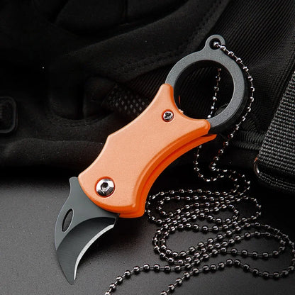 Edelstahl-Minimesser-Karabiner-Multitool – EDC-Taschenmesser, tragbares Outdoor-Multitool, taktisch und militärisch