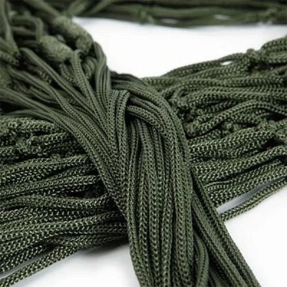 Outdoor-Hängematte – Nylon-Hängematte mit Gurten für Camping, Reisen und Überleben