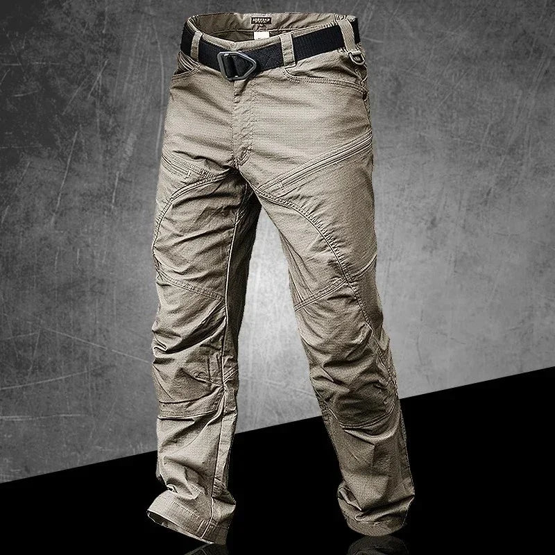 Heren Stretch Hiking Broek – Waterafstotende Ripstop Cargo Broek met Multi-Zakken, Lichtgewicht en Tactisch