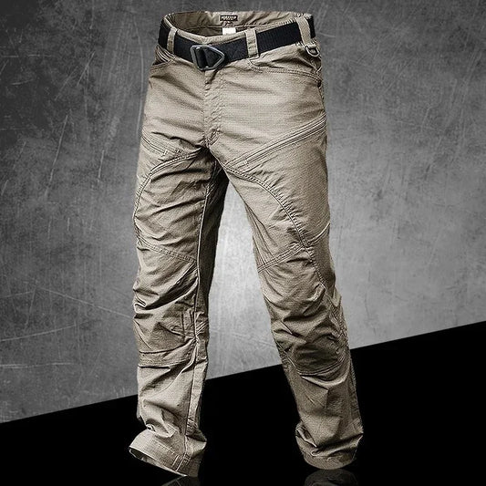 Heren Stretch Hiking Broek – Waterafstotende Ripstop Cargo Broek met Multi-Zakken, Lichtgewicht en Tactisch