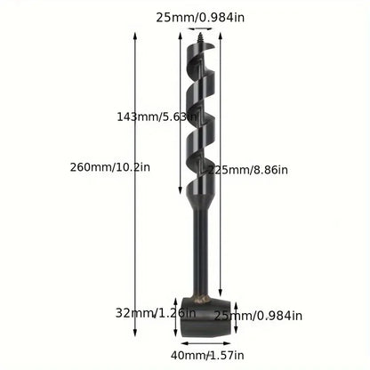 Hand Drill Screw - Bushcraft Wrench - Scotch Eye Drill - Survival Tools for Camping, Outdoor, Hiking, Woodworking