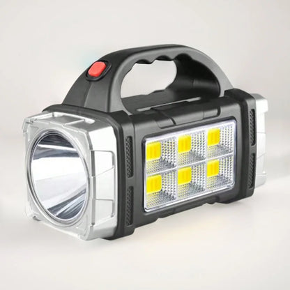 Krachtige Draagbare Zaklamp | USB & Zonne-oplaadbaar | Camping & Outdoor
