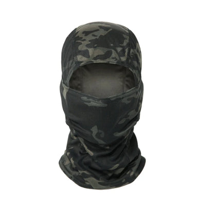 Camouflage Balaclava Hoed voor Fietsers & Jagers – Volledige Gezichtsmasker voor Buiten, Skiën, Motorhelm Binnenmuts