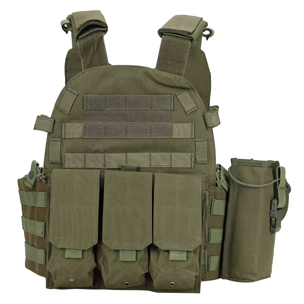 Tactisch Nylon Vest met MOLLE – Militair Combat Vest voor Airsoft, Jacht & Outdoor Training