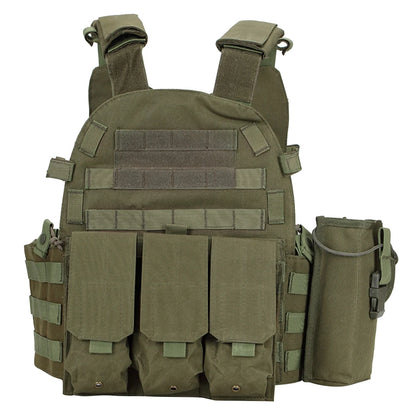 Tactisch Nylon Vest met MOLLE – Militair Combat Vest voor Airsoft, Jacht & Outdoor Training