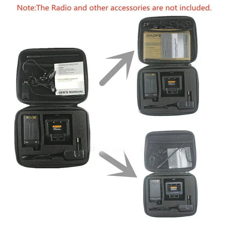 UV-5R Walkie Talkie-Aufbewahrungstasche – Tragetasche für Baofeng UV-5R-Serie und TYT-Modelle