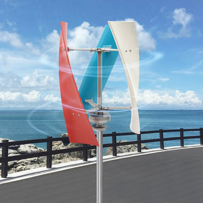 3-Phase Vertical Wind Turbine Generator – 400W 12V Windmill with Controller for Home, Boats, Cabins, and Industry
