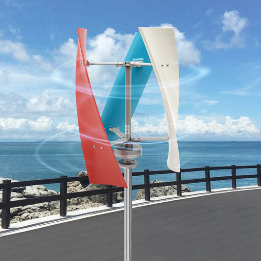 3-Phasen-Vertikal-Windturbinengenerator – 400 W 12 V Windmühle mit Steuerung für Zuhause, Boote, Hütten und die Industrie