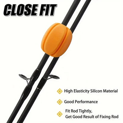 Rod Ball Retaining Clip – Visserij Accessoire voor Bescherming en Opslag van Hengels – Siliconen Rod Holder Protector