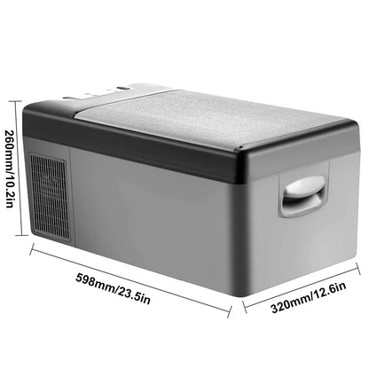 35L-50L Draagbare Autokoelkast – Mini Koelbox met Compressor, 12/24V DC en 110-240V AC, Ideaal voor Camping en Reizen