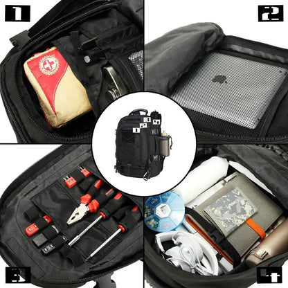 60L Militaire Tactische Rugzak – Molle Assault Rucksack voor Outdoor, Hiking, Camping & Jacht