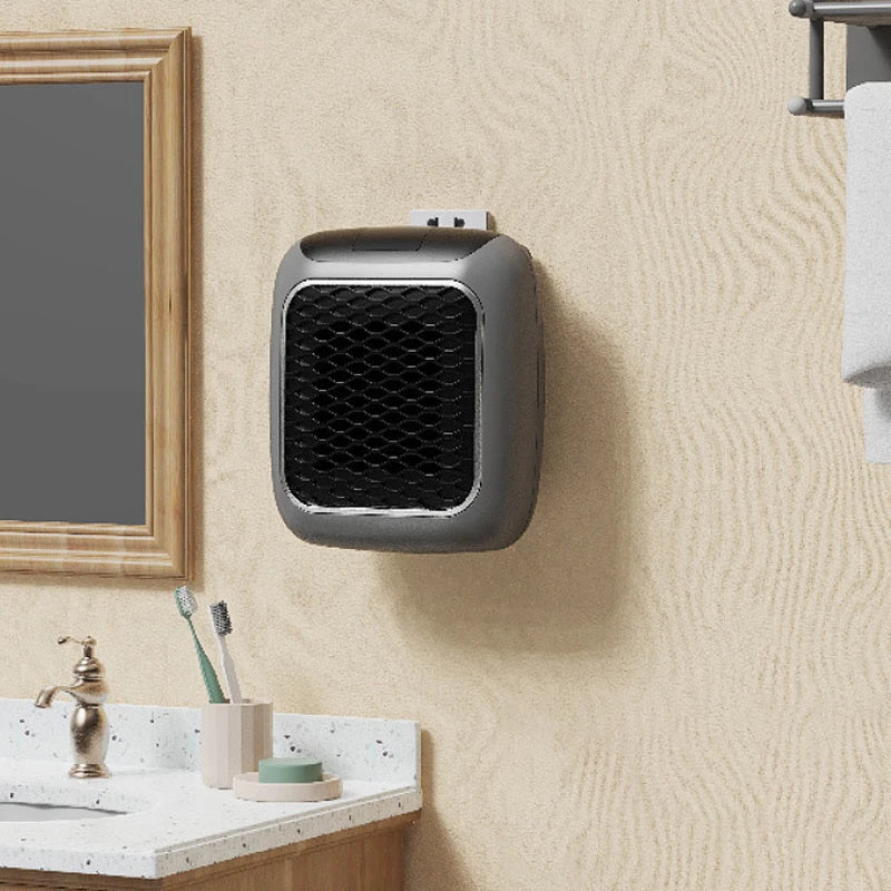 800-W-Mini-Wandheizgerät – PTC-Keramikheizgerät mit Fernbedienung – Kompaktes Elektroheizgerät für Zuhause und Badezimmer