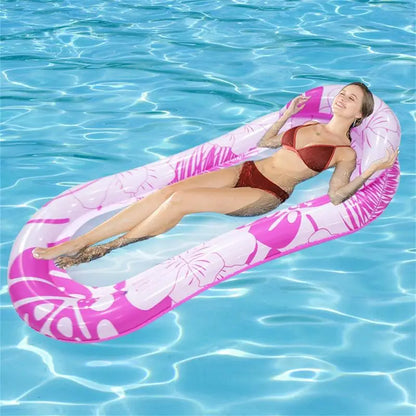 Opblaasbare Pool Lounge Float – Zonnebed Drijver voor Zwembad – Duurzaam PVC