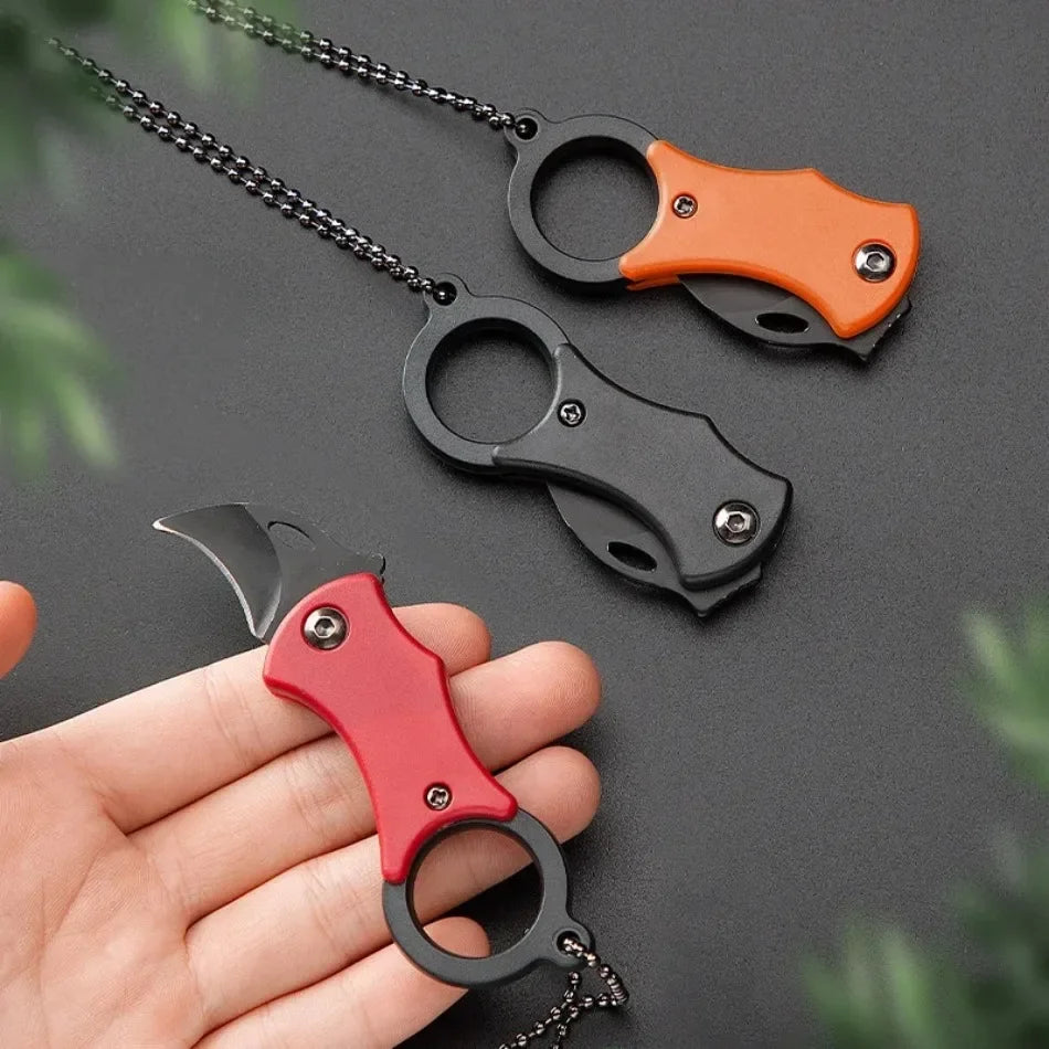 Edelstahl-Minimesser-Karabiner-Multitool – EDC-Taschenmesser, tragbares Outdoor-Multitool, taktisch und militärisch