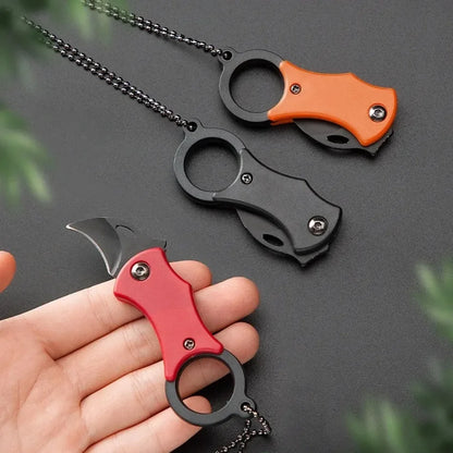 Edelstahl-Minimesser-Karabiner-Multitool – EDC-Taschenmesser, tragbares Outdoor-Multitool, taktisch und militärisch