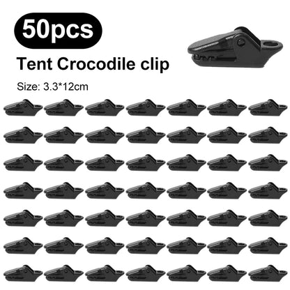 Sterke Tentclips – 10/20/50 Stuks Anti-Wind Clips voor Tarp, Tent Haken & Krokodillen Klemmen voor Kamperen