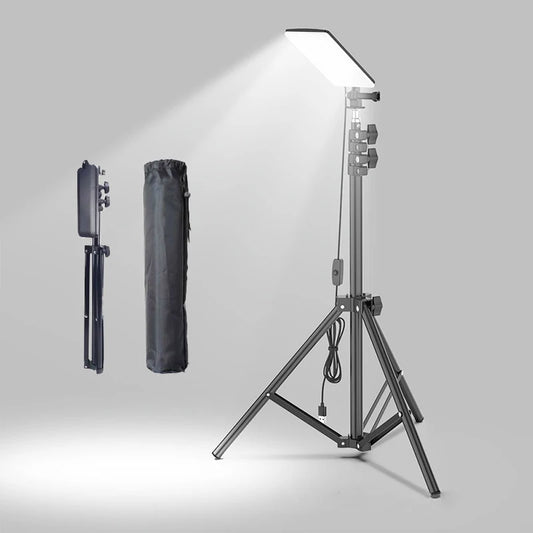 Draagbare Outdoor LED Werklicht – USB Oplaadbare Campinglamp met Telescopische Standaard