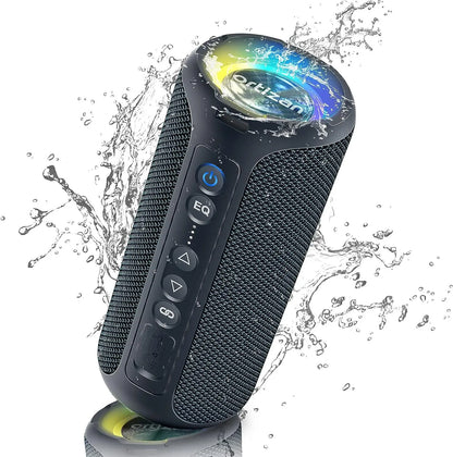 X8 Pro Bluetooth Speaker – 40W Draadloze Stereo Geluid, Diepe Bass, IPX7 Waterdicht, 30U Playtime, 7 Kleuren Licht, 3 EQ Modus