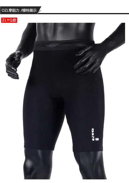 Stripes Man Marathon Leggings & Sportshort – Sneldrogende Hardloopbroek