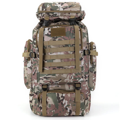 80L Taktischer Rucksack – Wasserdichter Bergsteigerrucksack mit großem Fassungsvermögen für Wandern und Outdoor