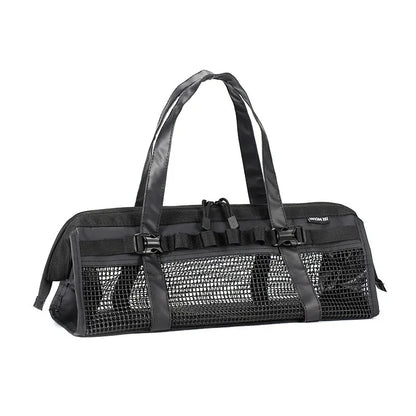 Outdoor Mesh Opbergtas voor Vloer | Draagbare Grotere Capaciteit Rubber Mesh Bag voor Sundries en Pegs