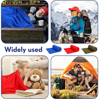 Fleece Slaapzak Liner – Ultra-Lichte en Draagbare Reisdeken voor Volwassenen – Warm Bedliner voor Outdoor Camping en Tent