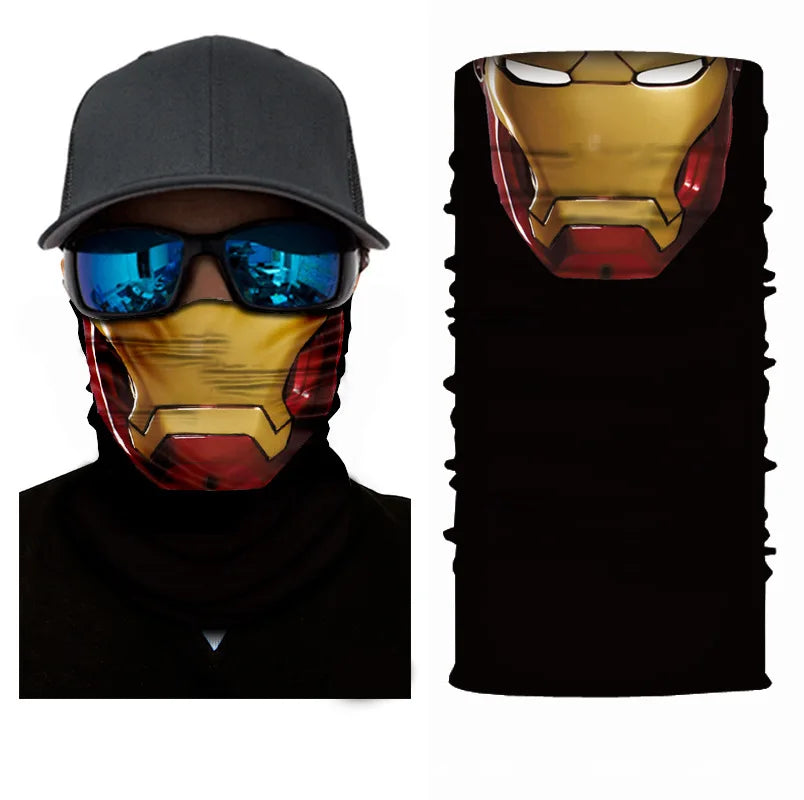 Fiets Bandana Sjaal – Naadloze Tactical Nekhoes & Balaclava – Fiets-, Ski- & Motor Masker voor Mannen – Outdoor Hiking & Vissen