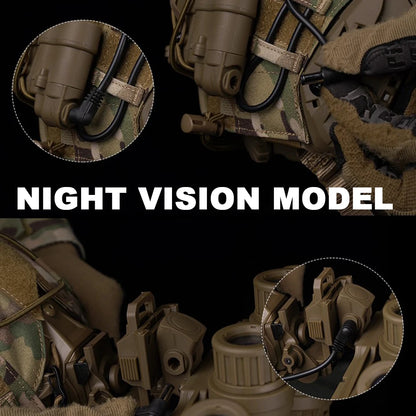 Taktische Nachtsichtbrille – Vier-Augen-Modell für Cosplay und taktische Spiele