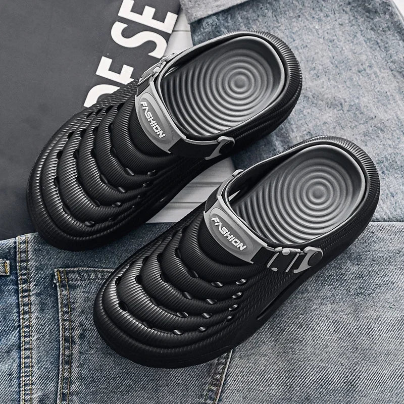 Unisex Zomer Slippers – Comfortabele Slip-On Clogs met Platform, Anti-Slip EVA Zool voor Strand en Casual Gebruik