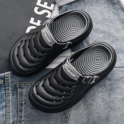 Unisex Zomer Slippers – Comfortabele Slip-On Clogs met Platform, Anti-Slip EVA Zool voor Strand en Casual Gebruik