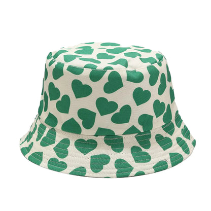 Unisex Fashion Bucket Hat | Zomerse Vissershoed | Camouflage & Hartjespatroon | Ademend & Opvouwbaar