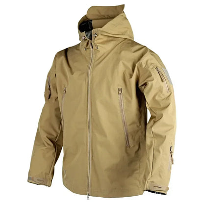 Tactische Windbreaker Jas Heren – Waterdichte, Sneldrogende en Winddichte Camouflage Jas voor Jacht, Camping & Hiking