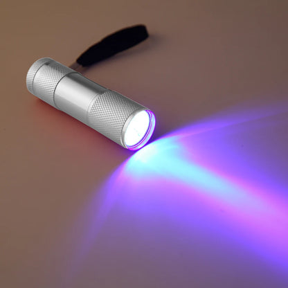 Tragbare UV-Taschenlampe – 395 nm Ultraviolett-Taschenlampe mit Anti-Rutsch-Design
