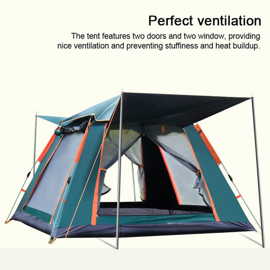 Automatische 5-8 Persoons Campingtent – Waterdicht & Zonwerend – Snel Opzetten