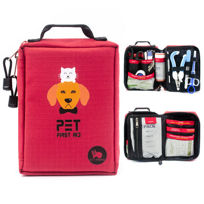 160-teiliges komplettes Erste-Hilfe-Set für Hunde – tragbares medizinisches Set mit MOLLE-Tasche für Training, Wandern, Camping und Jagd