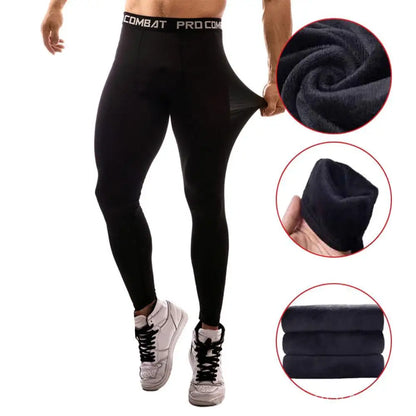 Heren Compressielegging – Sneldrogende Sport Tights voor Running, Fitness & Training