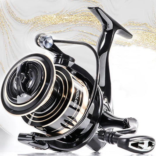 MG Spinning Reel | Zoutwater en Zoetwater Visserijwiel met Ultralicht Metaalframe en Hoge Snelheid