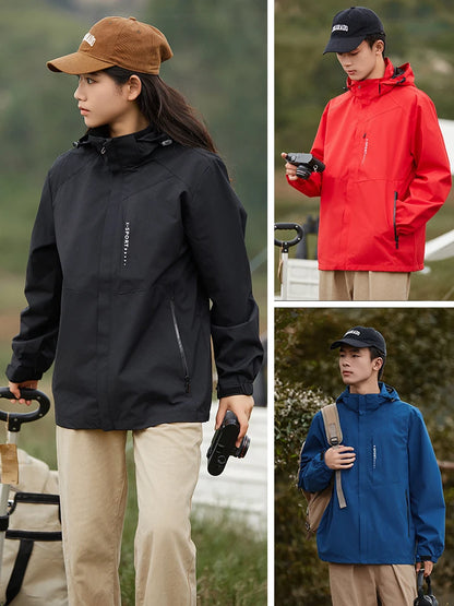 Casual Windbreaker Jas Heren – Waterdichte en Winddichte Outdoor Jas met Afneembare Capuchon voor Lente en Zomer