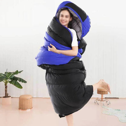 USB-beheizter Winterschlafsack – Ultraleichte Daunen-Baumwoll-Thermomatte mit drei Heizeinstellungen