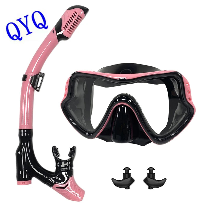 Professioneel Snorkel- en Duikmasker | Zwembril met Ademhalingsbuis voor Eenvoudig Ademen