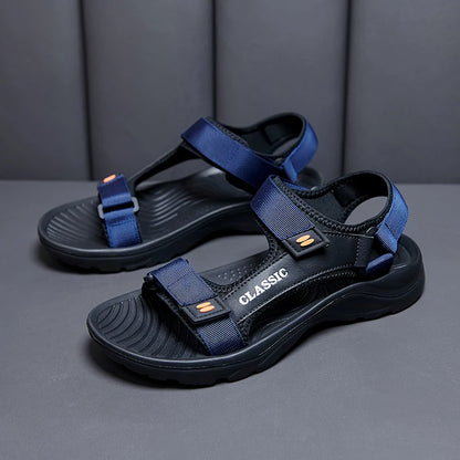 Outdoor Herensandalen – Waterbestendige Gladiator Slippers met Boogsteun, Antislip Rubberzool en Open Teen