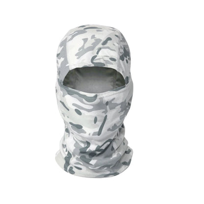 Camouflage Balaclava Hoed voor Fietsers & Jagers – Volledige Gezichtsmasker voor Buiten, Skiën, Motorhelm Binnenmuts