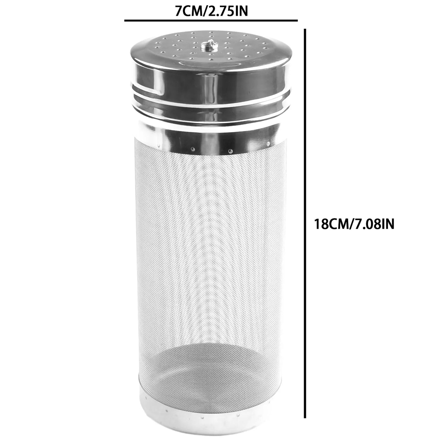 300 micron roestvrijstalen hopfilter – Hop spider voor bierbrouwen – Geschikt voor Cornelius keg & brouwketel