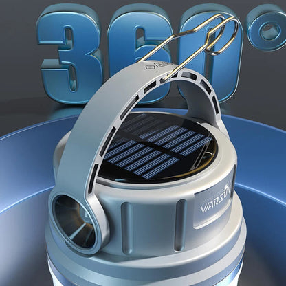 Outdoor 1100 Lumen LED Campinglamp | Krachtige Oplaadbare Zonne-Lamp voor Outdoor Sport & Kamperen