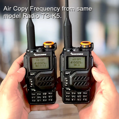 Quansheng UV-K5 Walkie Talkie – VHF/UHF 136–174 MHz, 400–470 MHz, 50–600 MHz RX, DTMF VOX FM, tragbares Radio