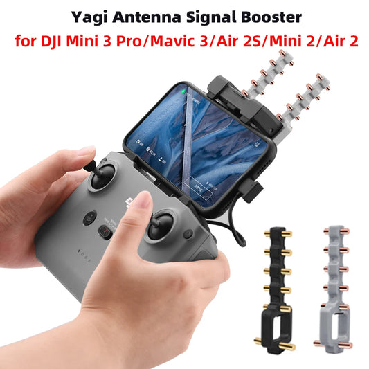 Yagi Signal Booster Antenna – 5.8GHz Range Extender for DJI Mini 4K/Mini 3/3 Pro/Mavic 3/Air 2/2S